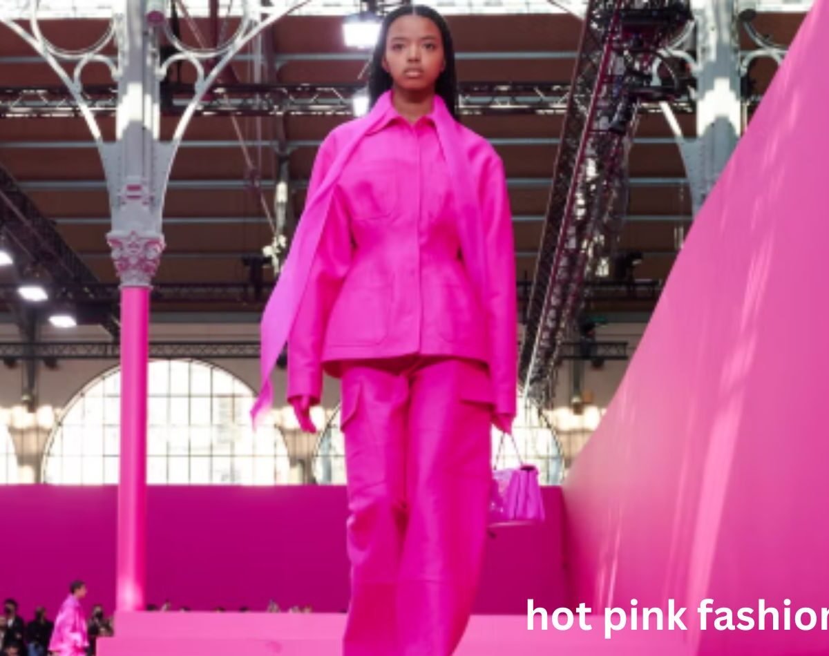 hot pink fashion aesthetic