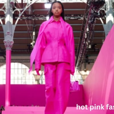 hot pink fashion aesthetic