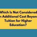 Which is not considered an additional cost beyond tuition for higher Education?